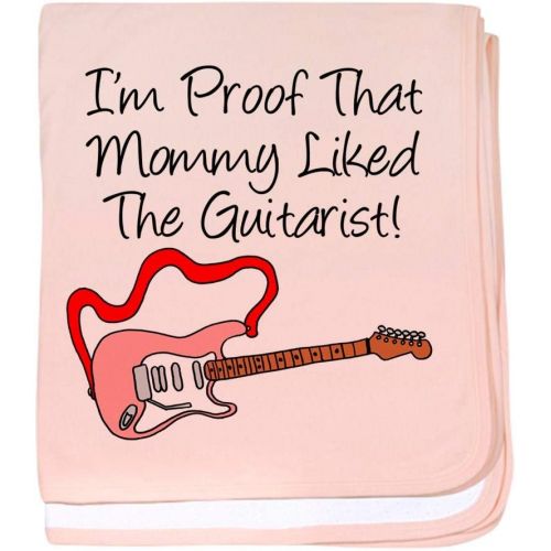  CafePress Proof Mommy Liked Guitarist P Baby Blanket, Super Soft Newborn Swaddle