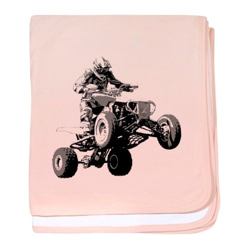  CafePress - ATV Racing - Baby Blanket, Super Soft Newborn Swaddle