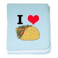 CafePress - I Heart (Love) Tacos Infant Blanket - Baby Blanket, Super Soft Newborn Swaddle