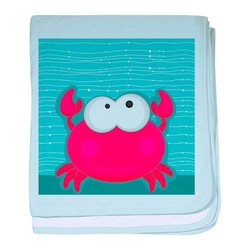  CafePress Crab Baby Blanket, Super Soft Newborn Swaddle