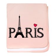 CafePress - Paris Baby Blanket - Baby Blanket, Super Soft Newborn Swaddle