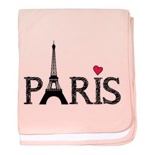  CafePress - Paris Baby Blanket - Baby Blanket, Super Soft Newborn Swaddle