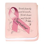 CafePress - Breast Cancer Survivor - Baby Blanket, Super Soft Newborn Swaddle