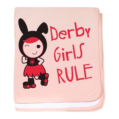  CafePress - Roller Derby - Derby Girls Rule - Baby Blanket, Super Soft Newborn Swaddle
