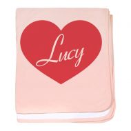 CafePress I Love Lucy Heart Baby Blanket, Super Soft Newborn Swaddle