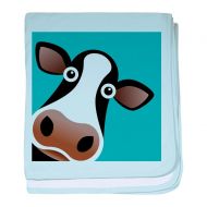 CafePress - Moo Cow! - Baby Blanket, Super Soft Newborn Swaddle