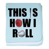 CafePress - This Is How I Roll Baseball - Baby Blanket, Super Soft Newborn Swaddle