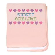 CafePress Sweet Adeline Baby Blanket, Super Soft Newborn Swaddle