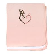 CafePress - Buck Nd Doe Heart - Baby Blanket, Super Soft Newborn Swaddle