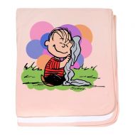 CafePress Happy Linus Baby Blanket, Super Soft Newborn Swaddle
