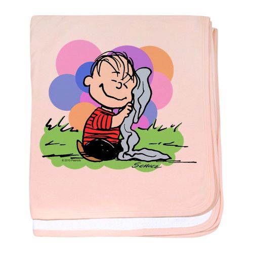  CafePress Happy Linus Baby Blanket, Super Soft Newborn Swaddle