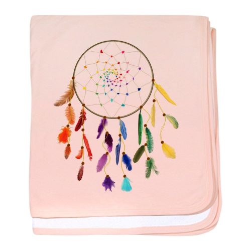  CafePress - Rainbow Dreamcatcher - Baby Blanket, Super Soft Newborn Swaddle