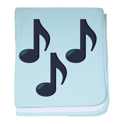  CafePress Music Notes Emoji Baby Blanket, Super Soft Newborn Swaddle