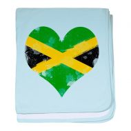 CafePress - A Jamaican Heart - Baby Blanket, Super Soft Newborn Swaddle