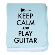CafePress Keep Calm and Play Guitar Baby Blanket, Super Soft Newborn Swaddle
