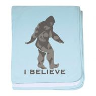 CafePress I Believe in The Bigfoot Baby Blanket, Super Soft Newborn Swaddle