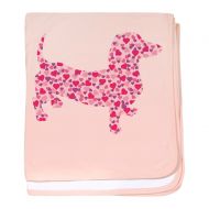 CafePress - Doxie Hearts - Baby Blanket, Super Soft Newborn Swaddle