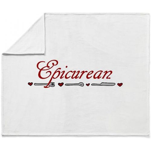  CafePress Epicurean Throw Blanket Super Soft Fleece Plush Throw Blanket, 60