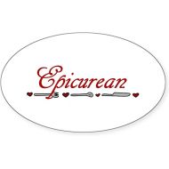 CafePress Epicurean Sticker Oval Car Bumper Sticker