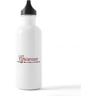CafePress Epicurean Stainless Water Bottle 1 1.0L (34 oz) Stainless Steel Water Bottle