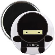 CafePress Ninja Big Magnet 2.25 Round Magnet, Refrigerator Magnet, Button Magnet Style