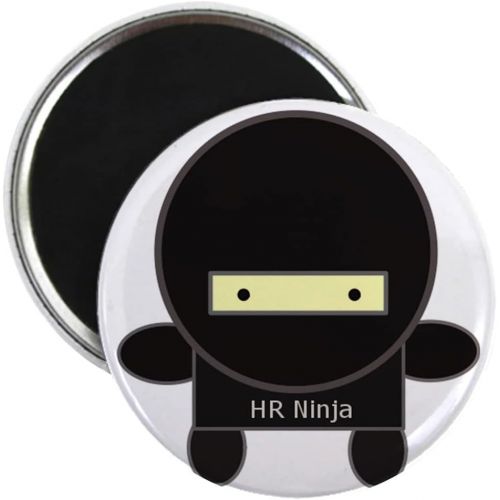  CafePress Ninja Big Magnet 2.25 Round Magnet, Refrigerator Magnet, Button Magnet Style