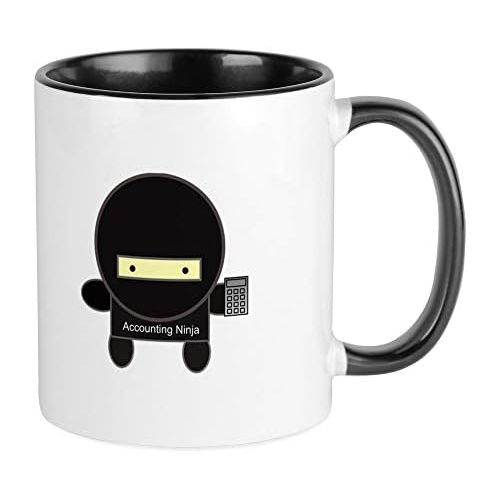  CafePress Accounting Ninja Mug Ceramic Coffee Mug, Tea Cup 11 oz