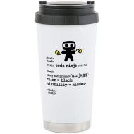 CafePress I Code Like A Ninja Travel Mug Stainless Steel Travel Mug, Insulated 16 oz. Coffee Tumbler