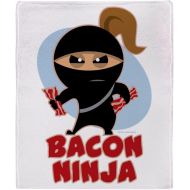 CafePress Bacon Ninja Arctic Fleece Throw Blanket