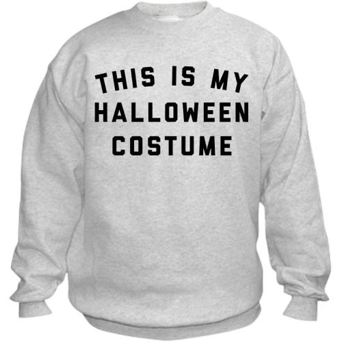  할로윈 용품CafePress This is My Halloween Costume Kids Kid Sweatshirt