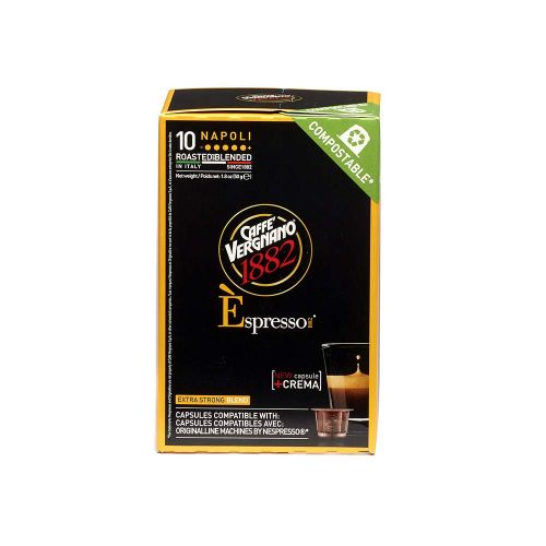  Caffe Vergnano Napoli Capsules Compatible with Original Line Machines By Nespresso - 60 Capsules (6 packs - 10 Capsules each)