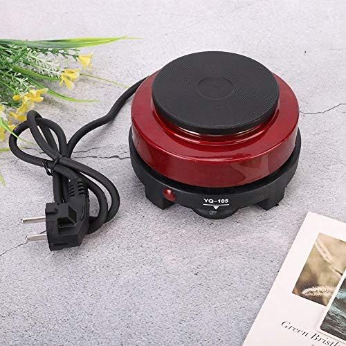  [아마존베스트]Cafopgrill 500W Household Portable Mini Electric Stove Heating Plate (Red 220-240V EU Plug) for Home Kitchen