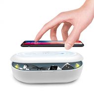 Cahot UV Light Sanitizer Box, Portable Phone UVC Light Sanitizer, UV Sterilizer Box with Aroma Diffuser, Fast Charging for Smart Phone, UV Sterilizing Box for Cell Phone, Jewelry,