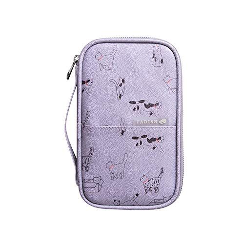  Cailiaoxindong Fashion Cartoon Flamingo Passport Holders Covers Travel Accessories PU Leather ID Bank Card Bag Women Passport Business Case