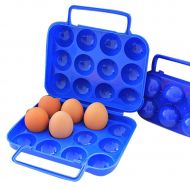 Caiuet Plastic 12 Grids Portable Camping Picnic Barbecue Outdoor Egg Storage Boxes Food Storage & Organization Sets