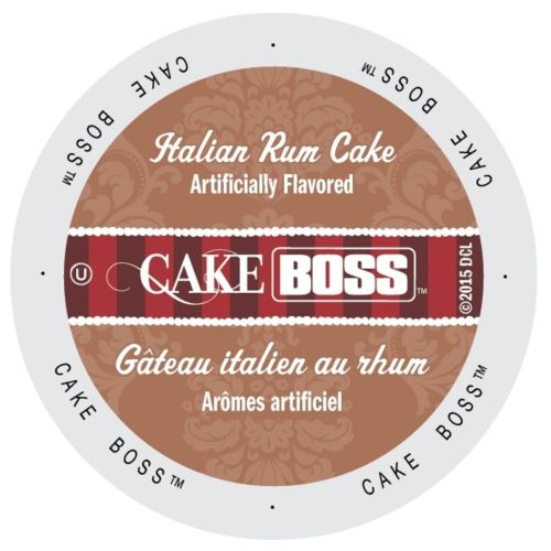  Cake Boss Coffee Italian Rum Cake, Single Serve Cups for Keurig Brewers 24 Count by Cake Boss