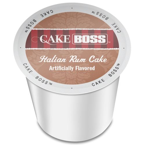  Cake Boss Coffee Italian Rum Cake, Single Serve Cups for Keurig Brewers 24 Count by Cake Boss