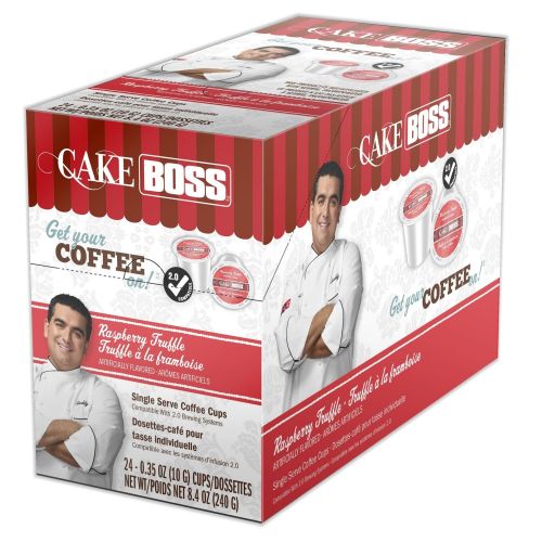  Cake Boss Coffee Raspberry Truffle, Single Serve Cups for Keurig Brewers 24 Count by Cake Boss