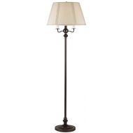 Cal Lighting BO-315-DB Transitional Floor Lamp, 150-watt, 12.5 x 10.3 x 21.8, Dark Bronze