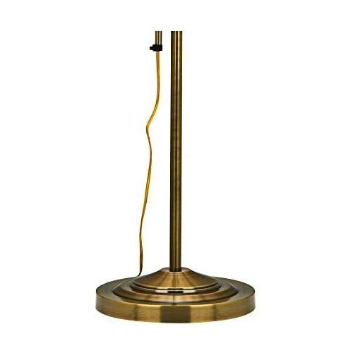  Cal Lighting BO-117FL-AB Floor Lamp with No Shades, Antique Brass Finish