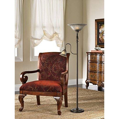  Cal Lighting BO-2052-DB Torchiere Floor Lamp