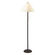 Cal Lighting BO-904FL-OW Candlestick Floor Lamp with Pull Chain Switch, 100-watt, 16 x 16 x 57, Black/Rust