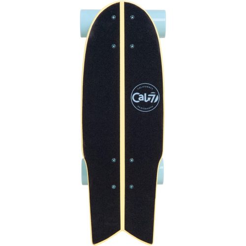  Cal 7 Fishtail Deck 22-inch Mini Cruiser Skateboard