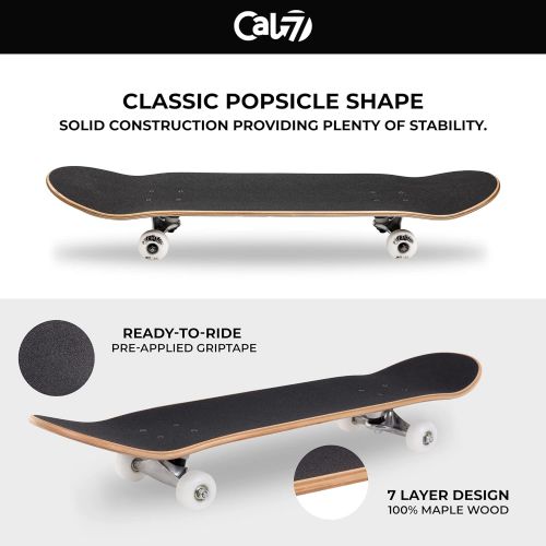  Cal 7 Complete Skateboard | 7.5, 7.75 and 8.0 Inch