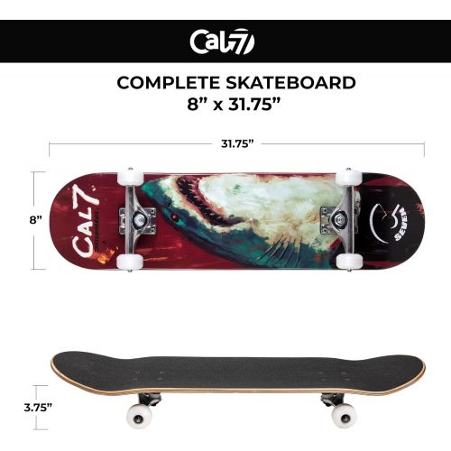  Cal 7 Complete Skateboard | 7.5, 7.75 and 8.0 Inch