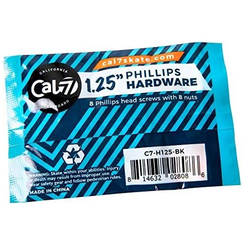  Cal 7 Standard 1.25 Skateboard Hardware Set