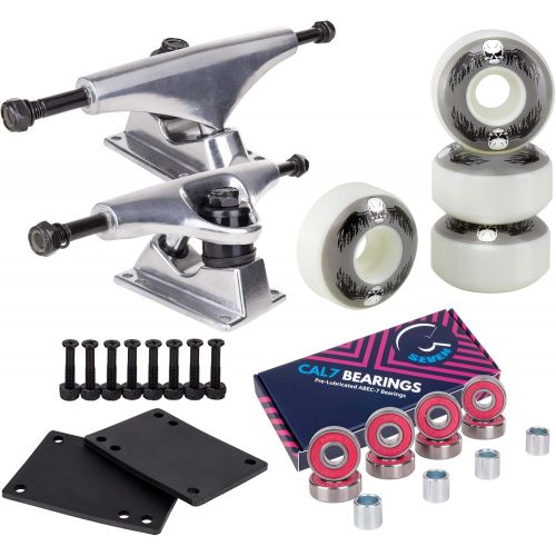  Cal 7 129mm, 139mm Skateboard Trucks, Wheels Combo