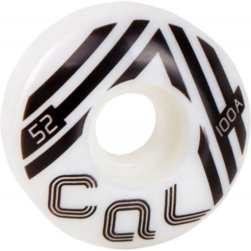  Cal 7 Catch-22 Skateboard Wheels, 52mm & 100A, Black & White Design, Great for Trick, Street & More