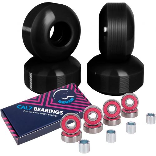  Cal 7 52mm Skateboard Wheels with Bearings