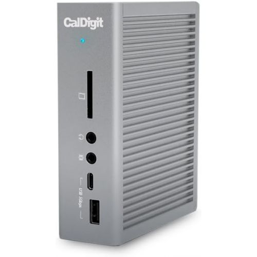  CalDigit TS3 Plus Thunderbolt 3 Dock - 87W Charging, 7X USB 3.1 Ports, USB-C Gen 2, DisplayPort, UHS-II SD Card Slot, Gigabit Ethernet for Mac & PC, Thunderbolt 4 Compatible (0.7m/